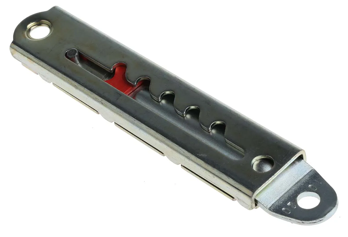 Copertura staffa porte Acciaio Passivato trasparente Camloc Gas Springs, 231mm