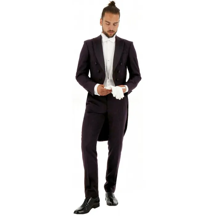 Costume con gonna in lana vergine Henk ter Horst 2 pezzi nero