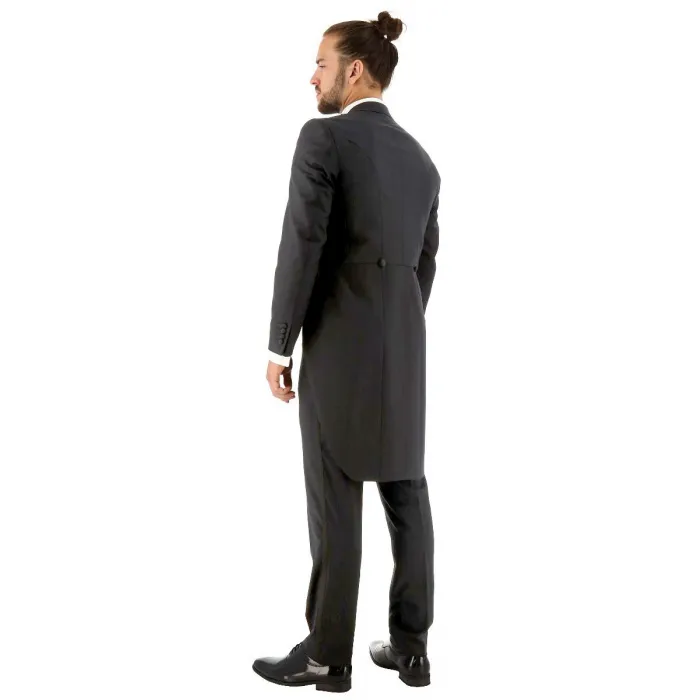 Costume con gonna in lana vergine Henk ter Horst 2 pezzi nero