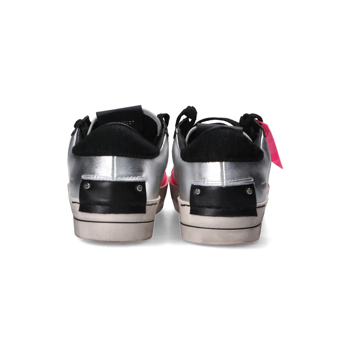 Crime London SK8 Deluxe fucsia e bianca