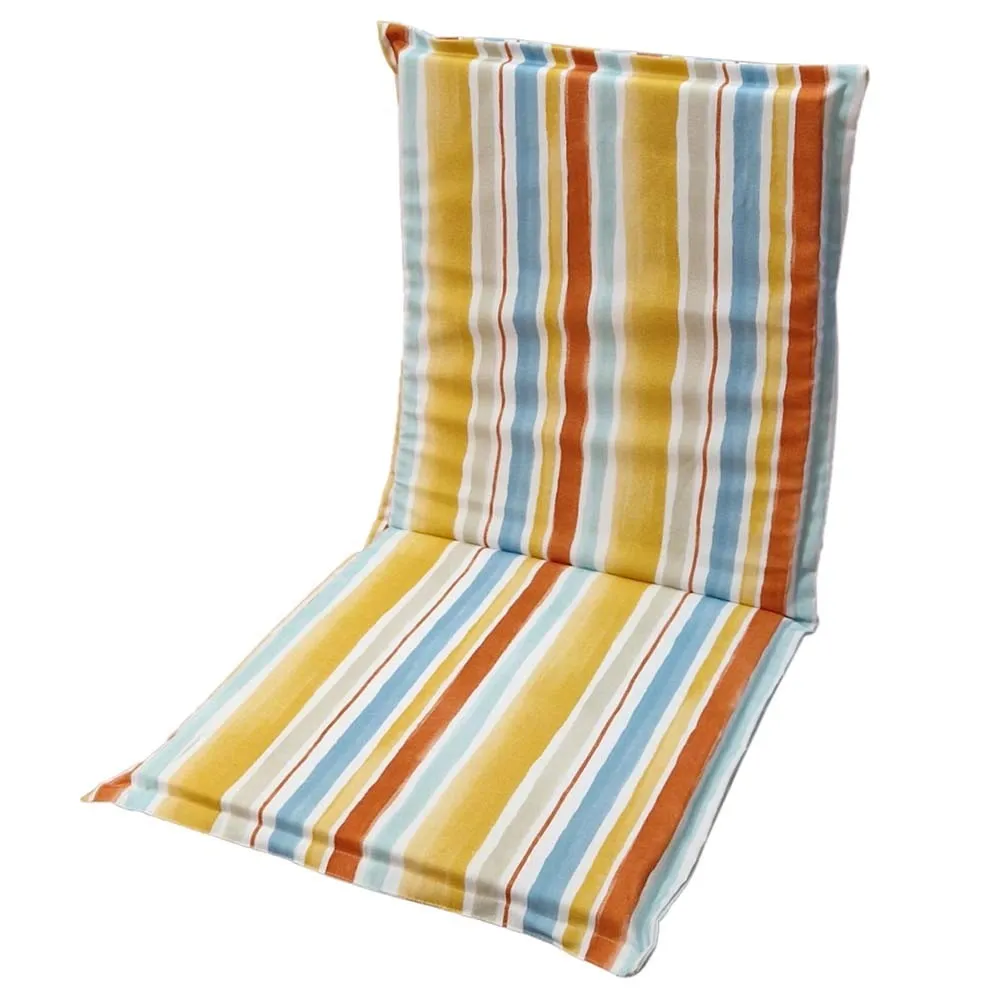 Cuscino spalla bassa con aletta 90x45 cm riga arancio