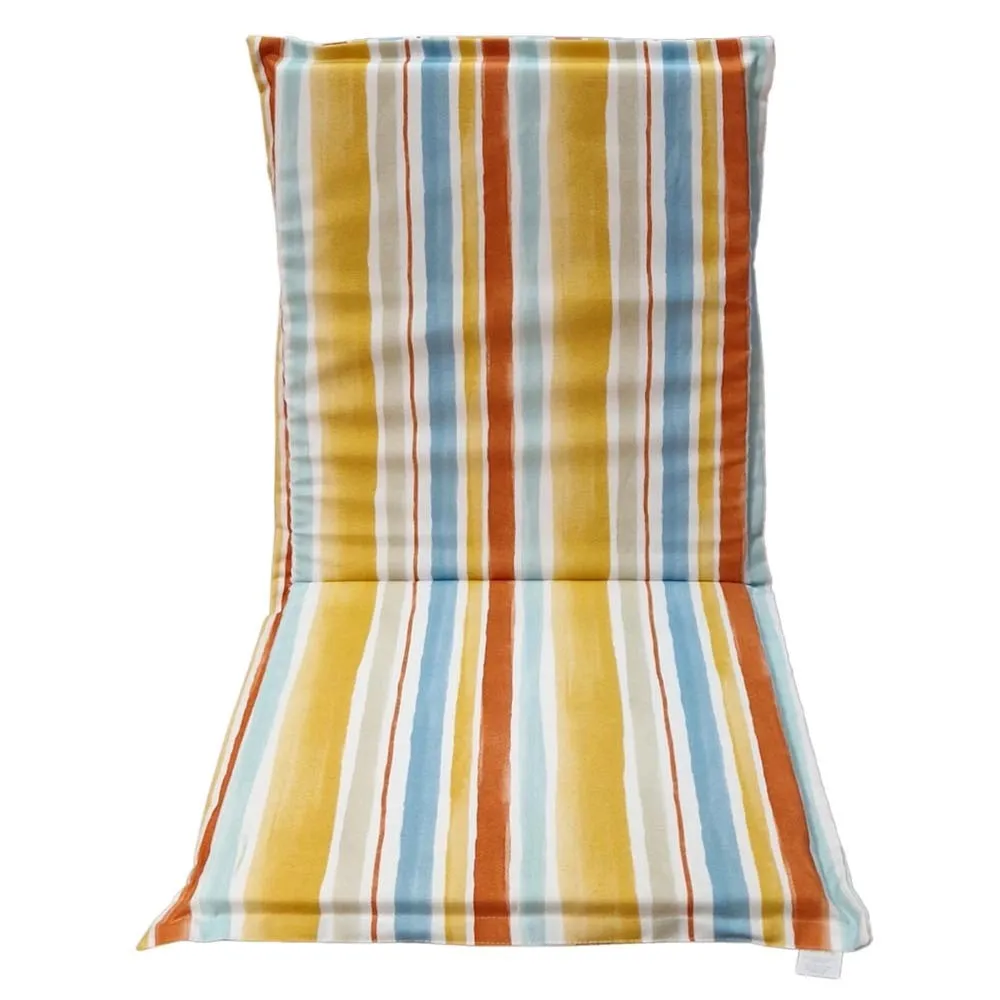 Cuscino spalla bassa con aletta 90x45 cm riga arancio
