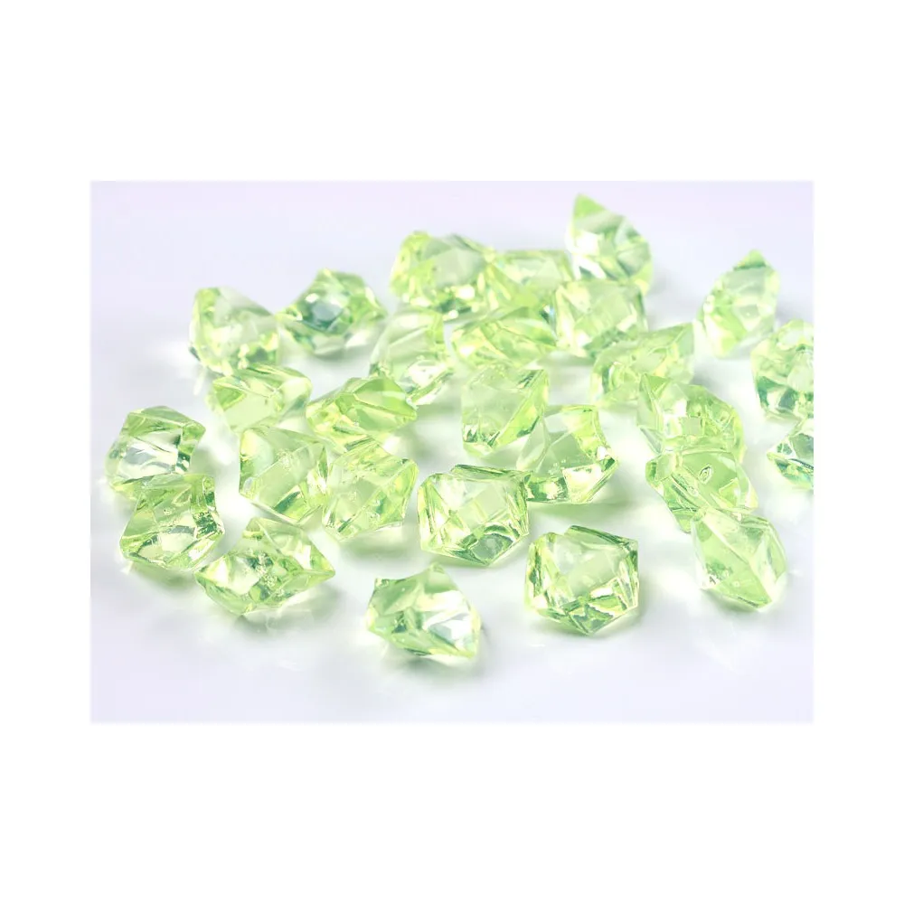 Diamantini Cristalli di Ghiaccio Acrilici per Decorazioni tavola Verde Chiarocf da 50 pezzi