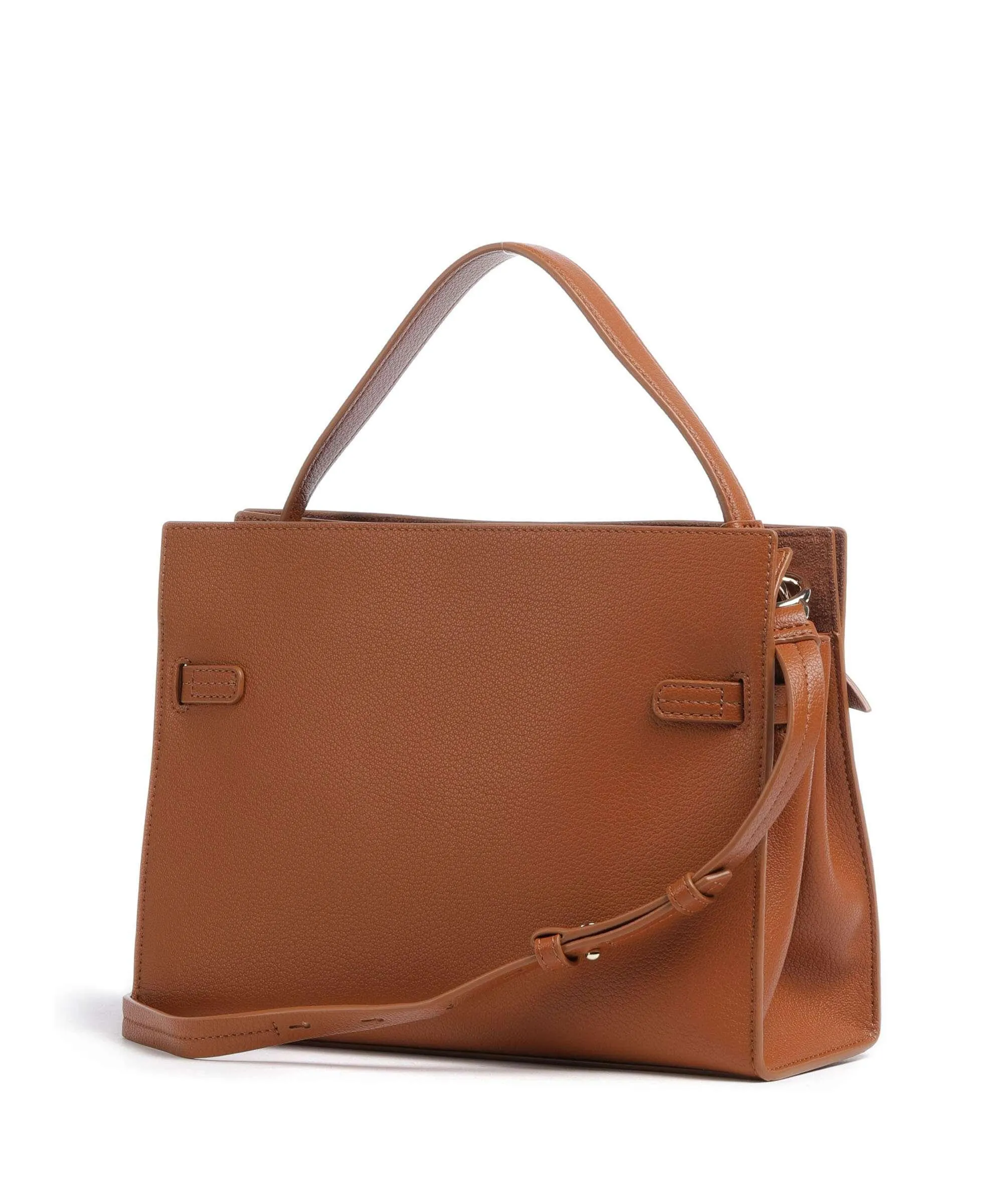  DKNY Bushwick Borsa a mano pelle di vacchetta grana cognac  
