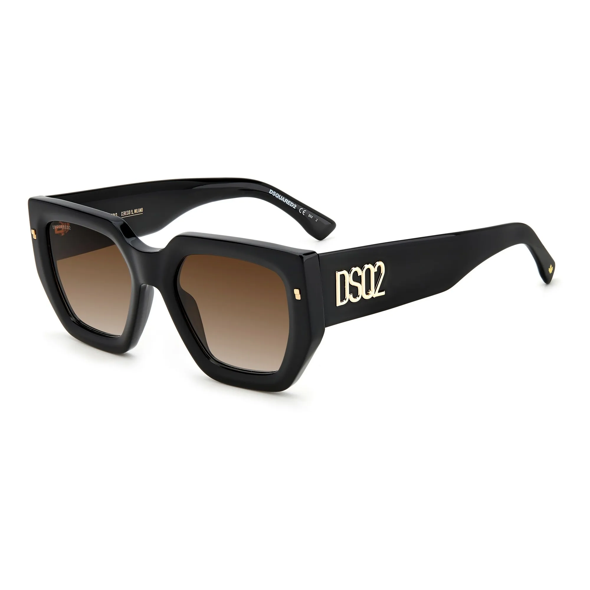   Dsquared2 D2 0031/S - 2M2 HA Oro Nero | Occhiale Da Sole Unisex 