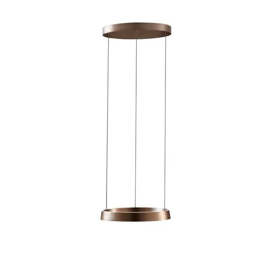 Edge Rotondo Lampada a Sospensione Ø500 Rose Gold - LIGHT-POINT | Acquista online