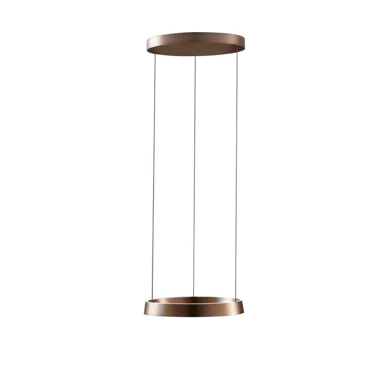 Edge Rotondo Lampada a Sospensione Ø500 Rose Gold - LIGHT-POINT | Acquista online