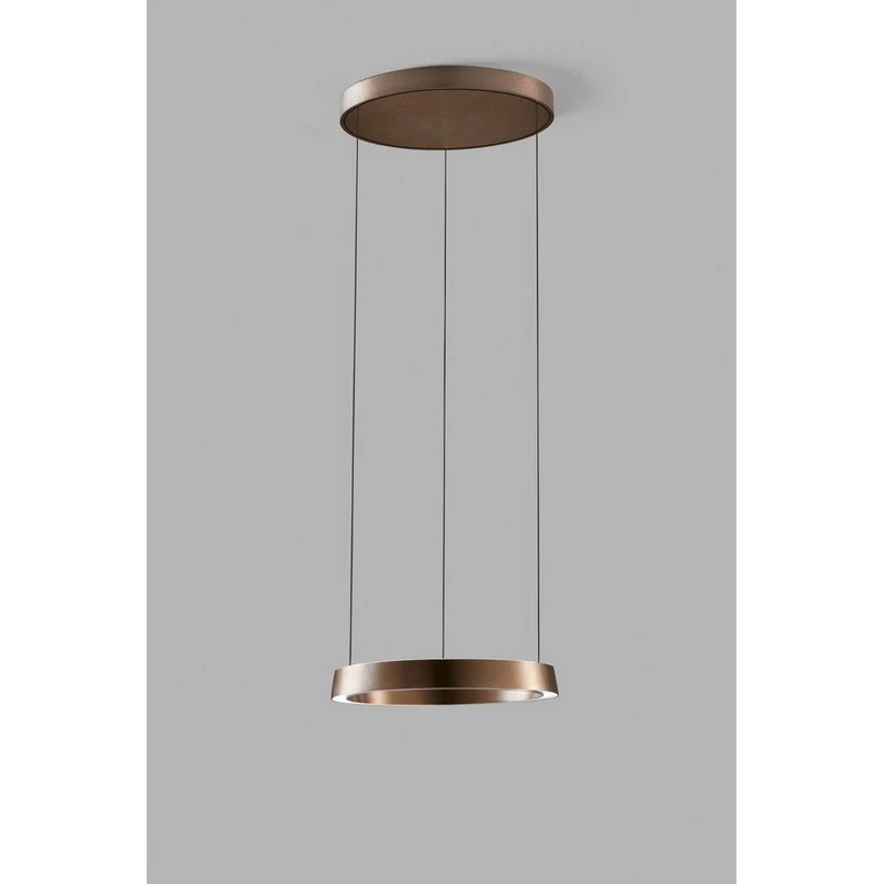 Edge Rotondo Lampada a Sospensione Ø500 Rose Gold - LIGHT-POINT | Acquista online