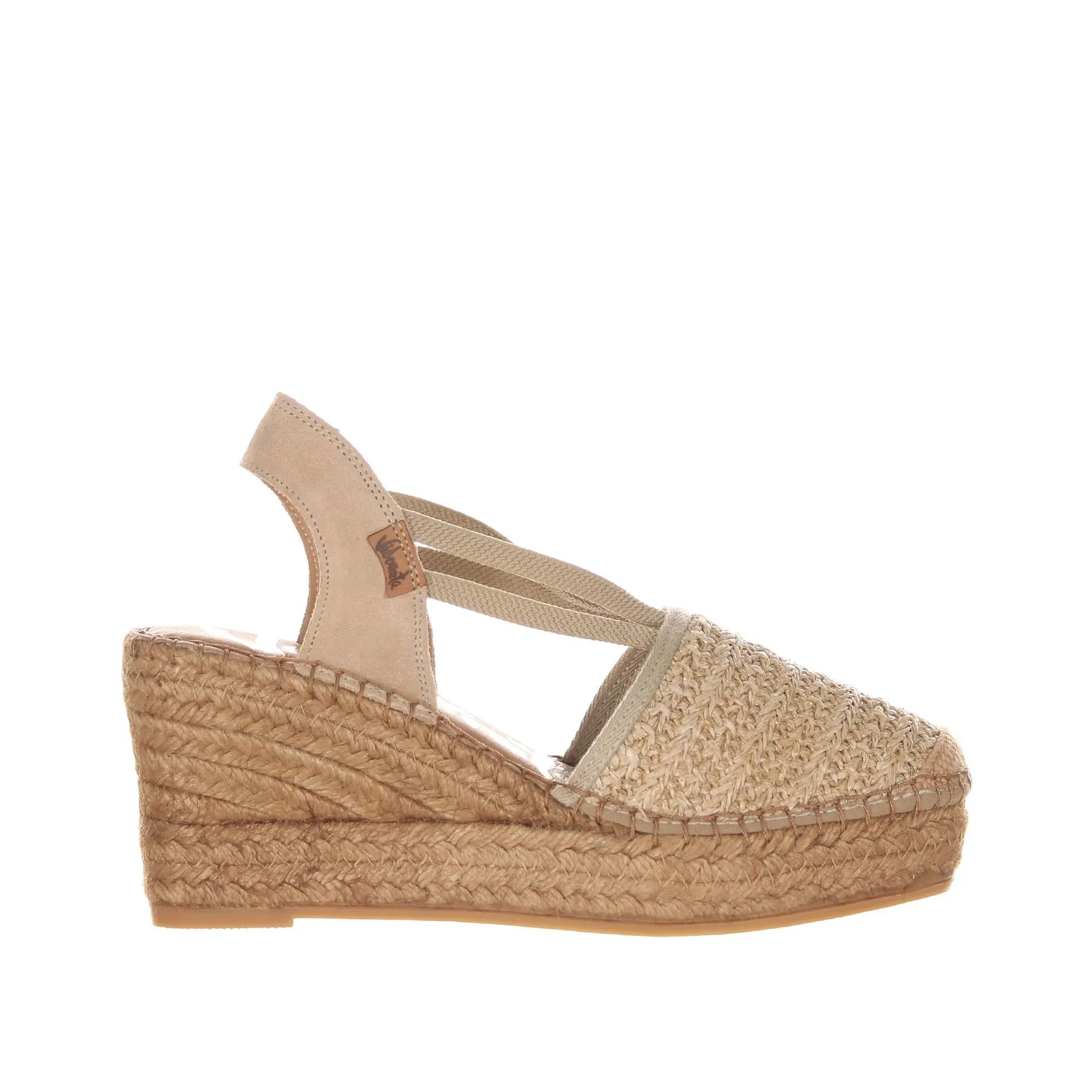 Espadrillas valenciana elasticos in raffia