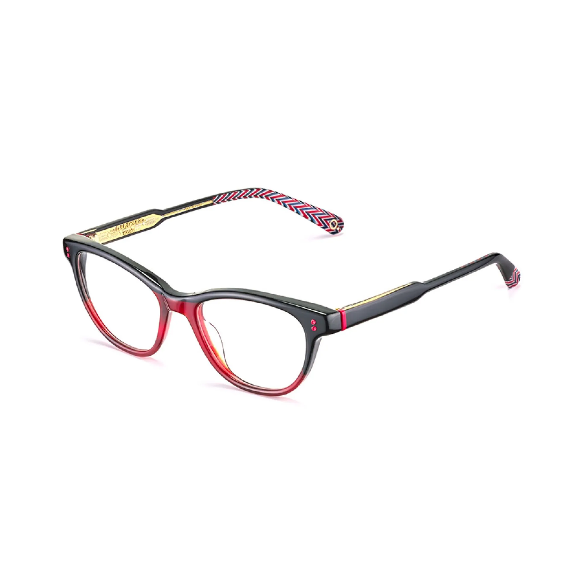   Etnia Barcelona GARDNER - BKRD Nero Rosso | Occhiale Da Vista Donna 