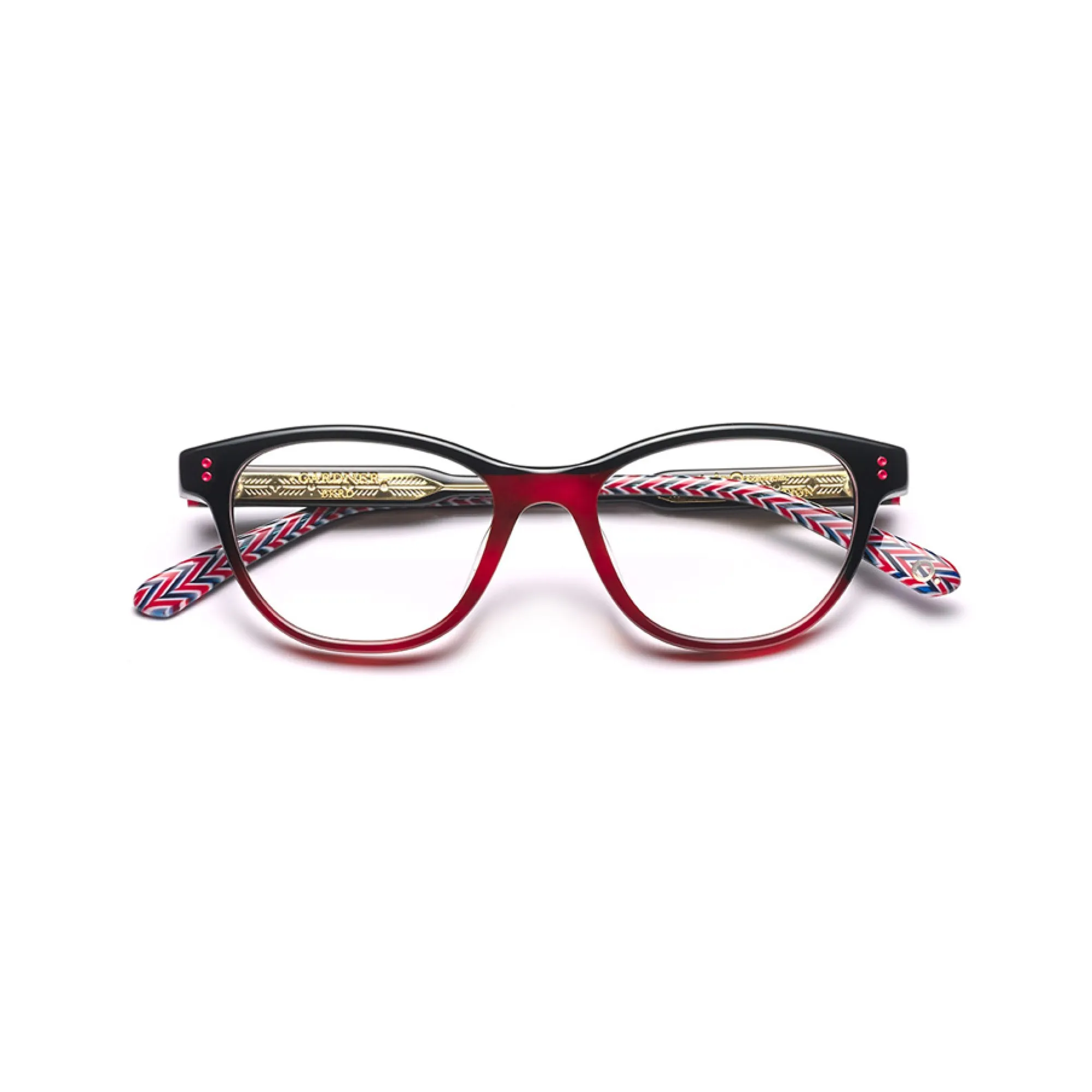   Etnia Barcelona GARDNER - BKRD Nero Rosso | Occhiale Da Vista Donna 