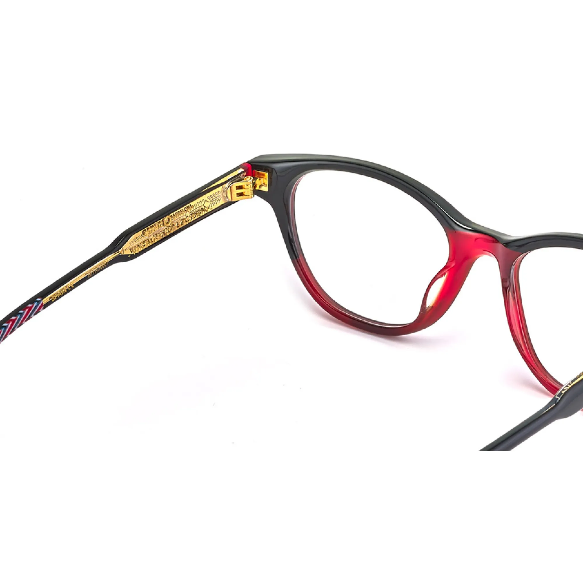   Etnia Barcelona GARDNER - BKRD Nero Rosso | Occhiale Da Vista Donna 