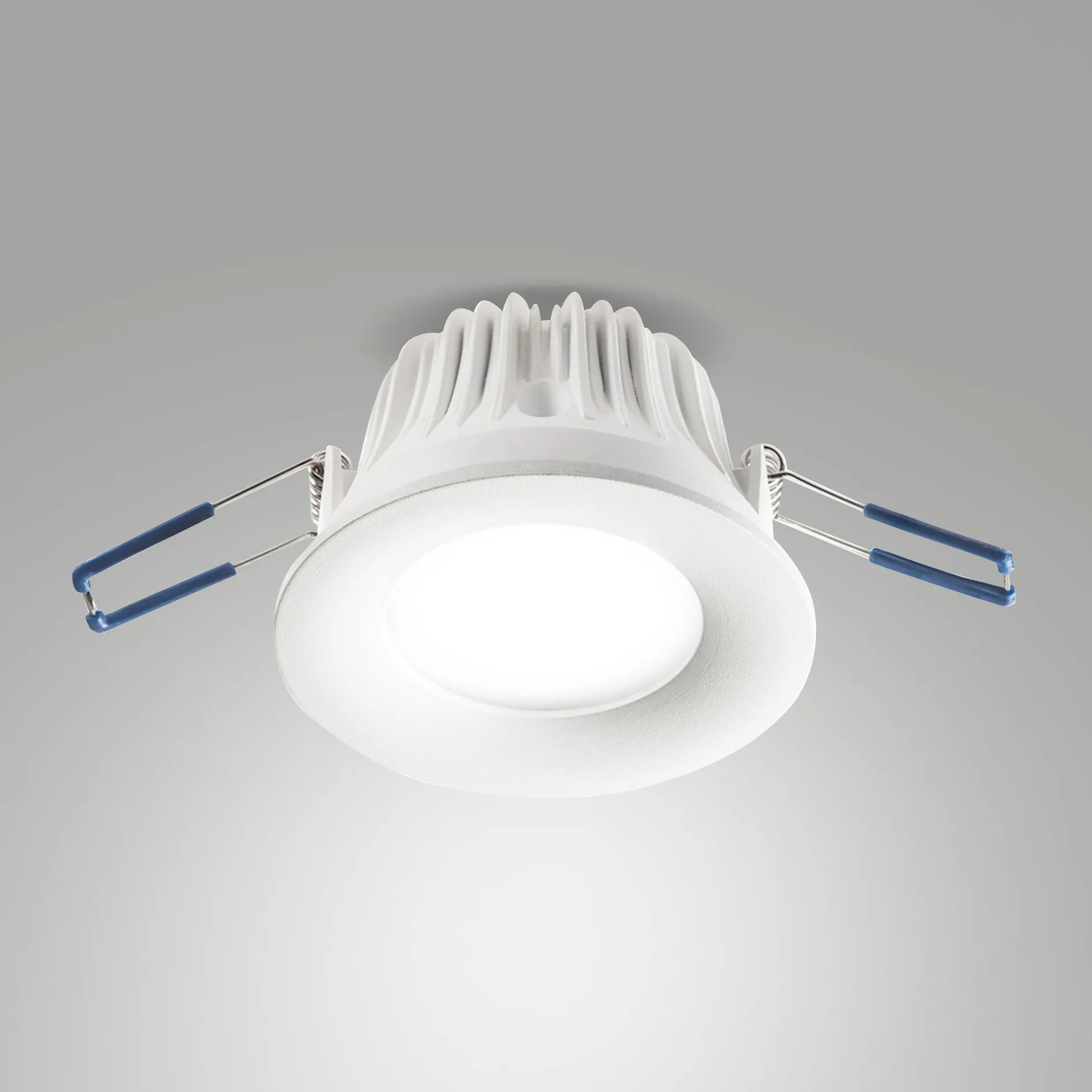 Fabas Luce  Faretto a led da incasso con struttura in alluminio Febe - 10W - 3000k Luce Calda