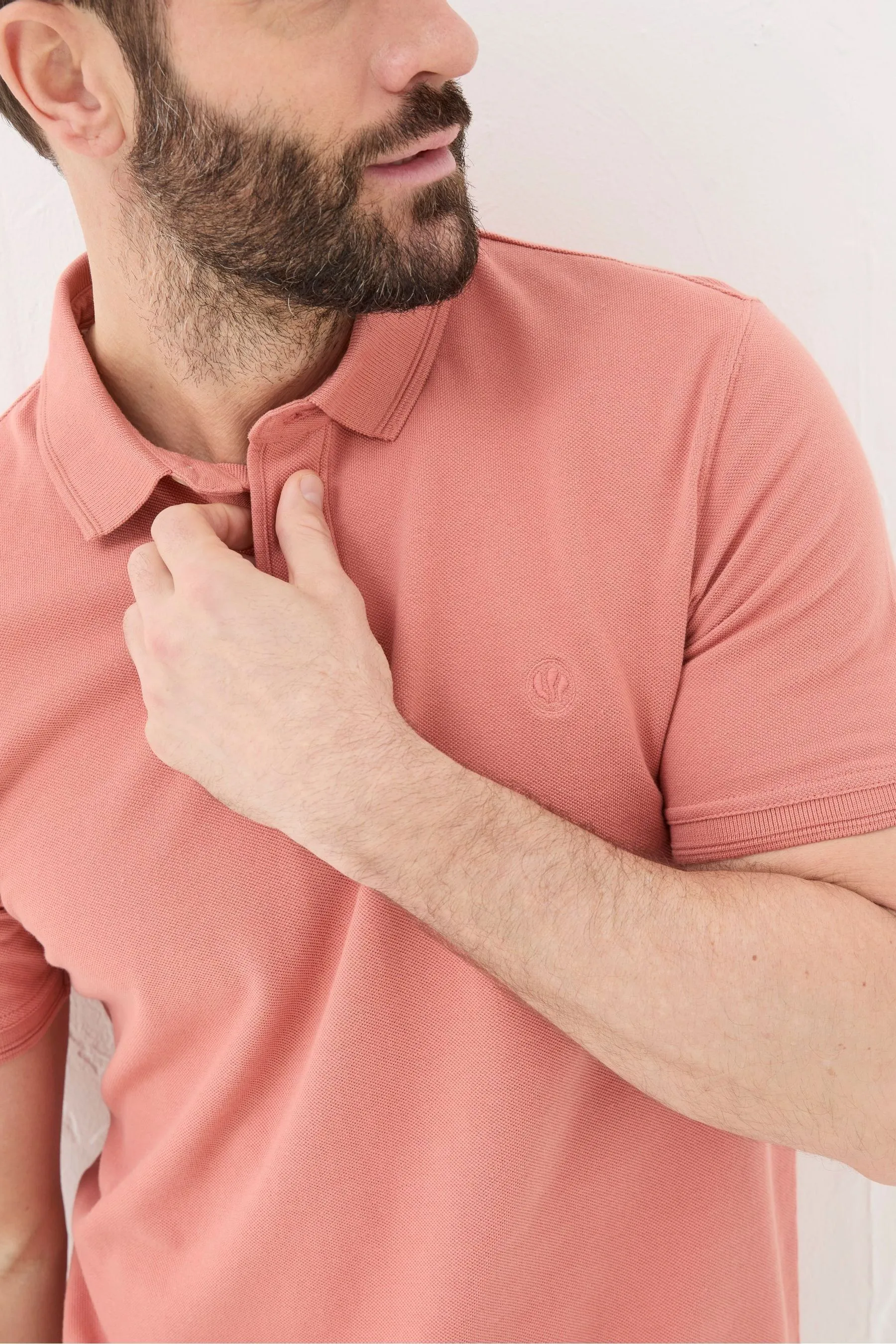 FatFace Pique Polo Shirt