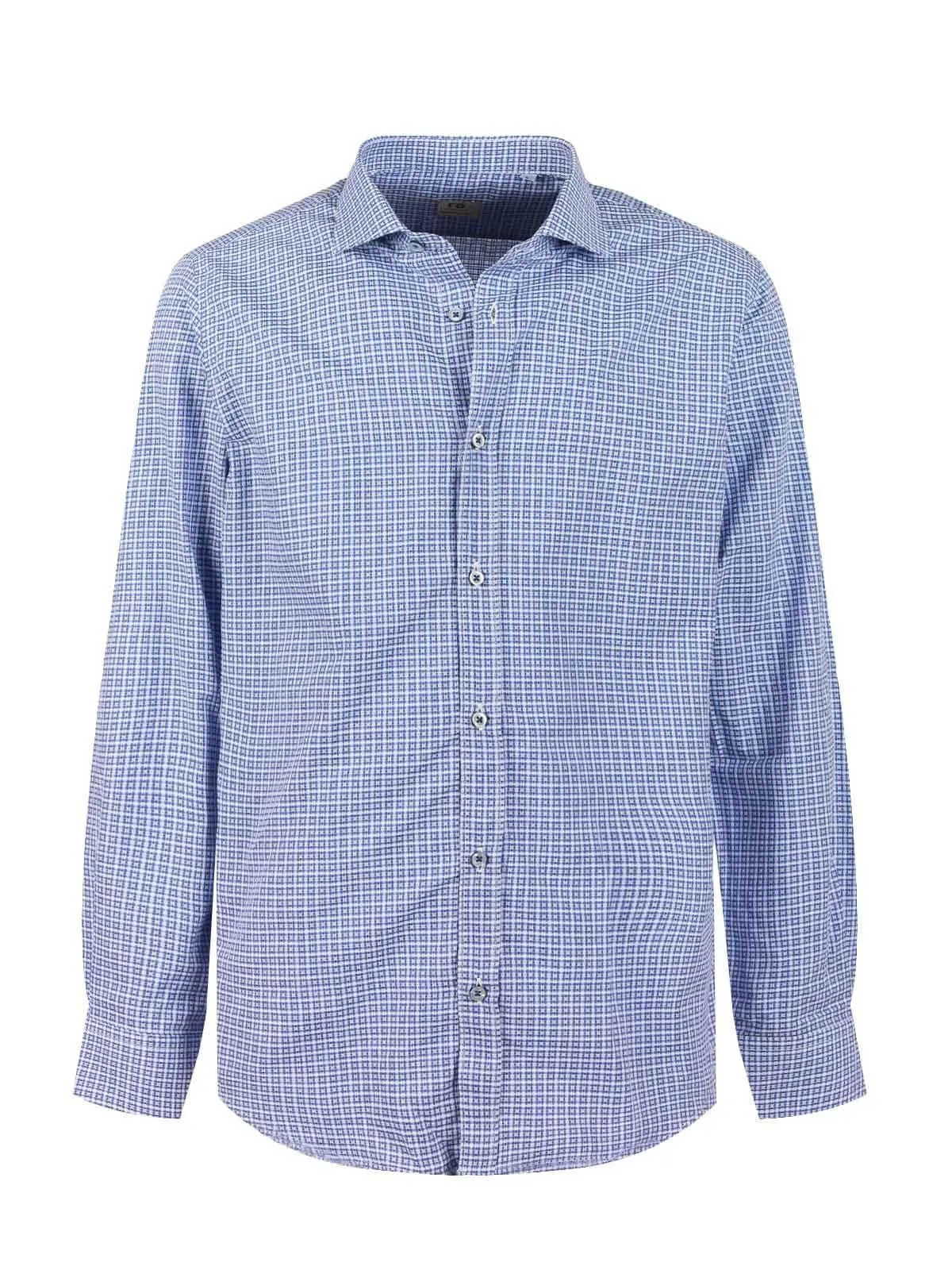 Fb Chemise homme coupe slim à carreaux