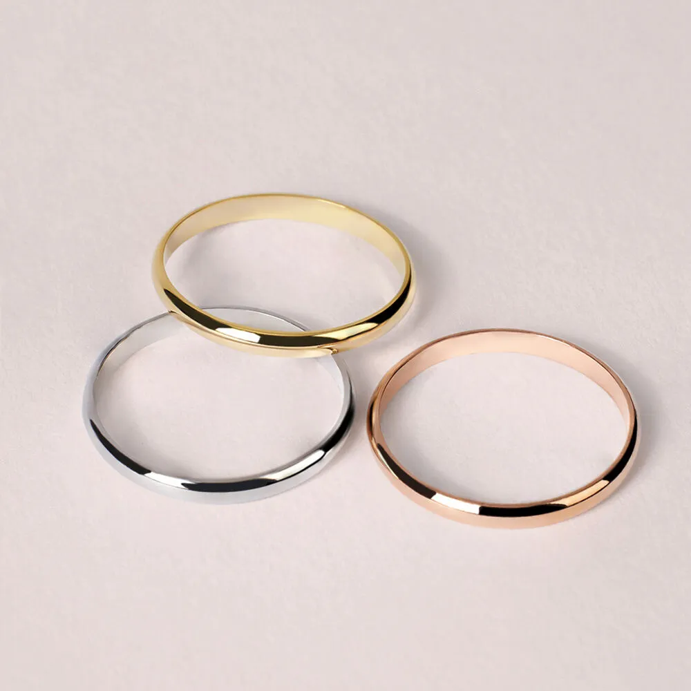 Fede Fermanello 1.95 mm Oro Bianco 375/1000 1419624