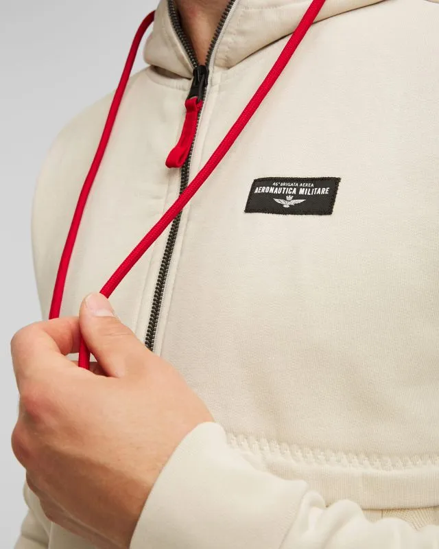 Felpa con cappuccio da uomo Aeronautica Militare