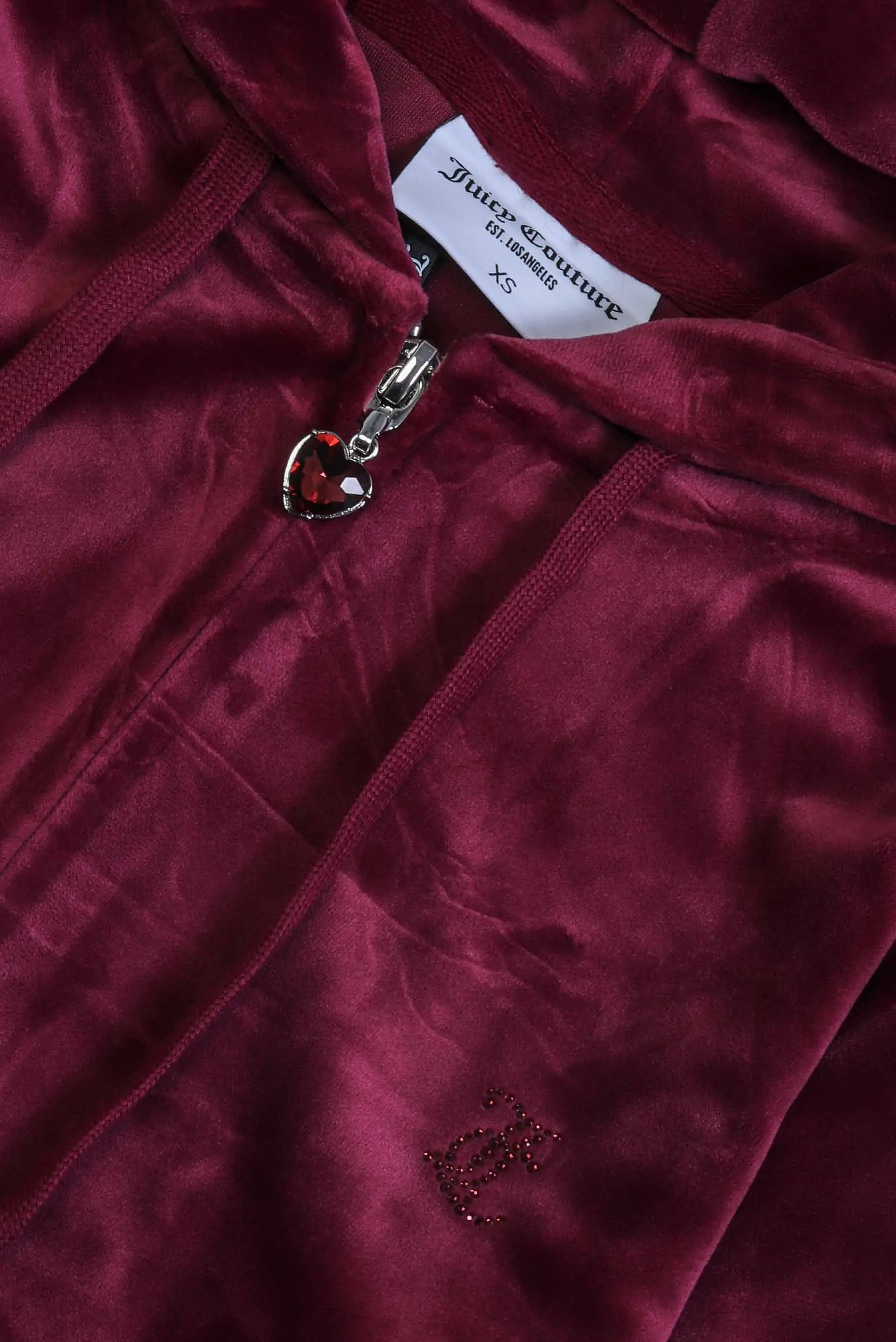 FELPA DONNA JUICY COUTURE ROBERTSON HOODIE TAWNY PORT