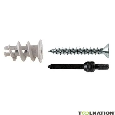 Fischer 52390 GK Tappo per cartongesso con vite 50 pezzi