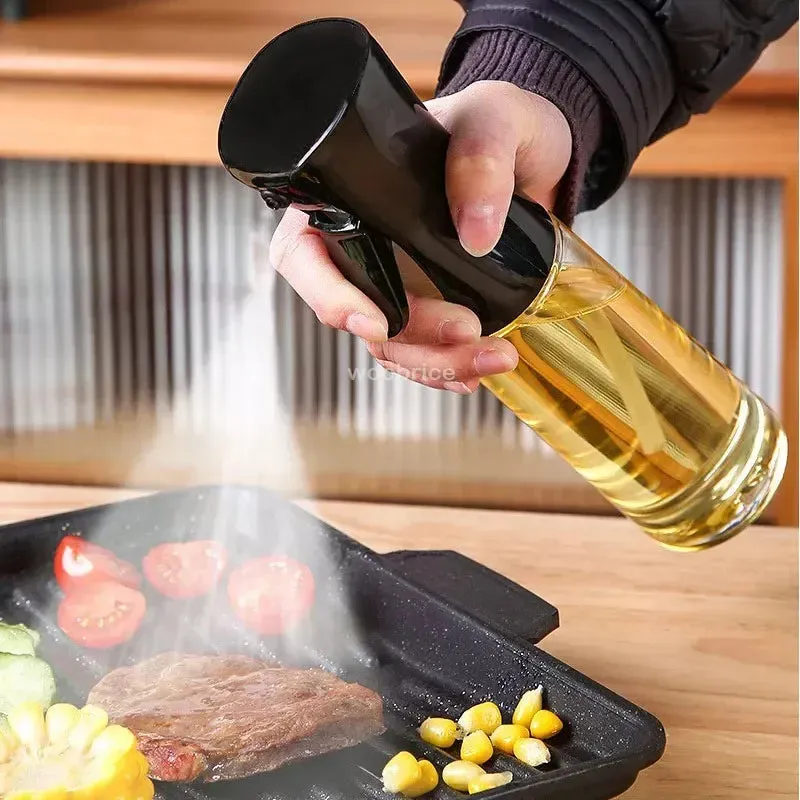 Flacone Spray per olio da 200/300ml BBQ Cooking spruzzatore per olio d'oliva cucina Spray per olio da forno bottiglia vuota Disp