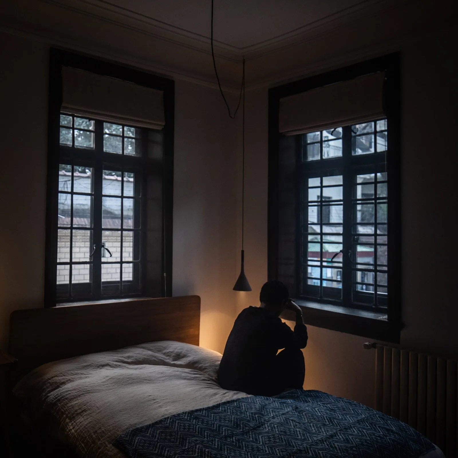 Foscarini Aplomb Mini sospensione cemento marrone