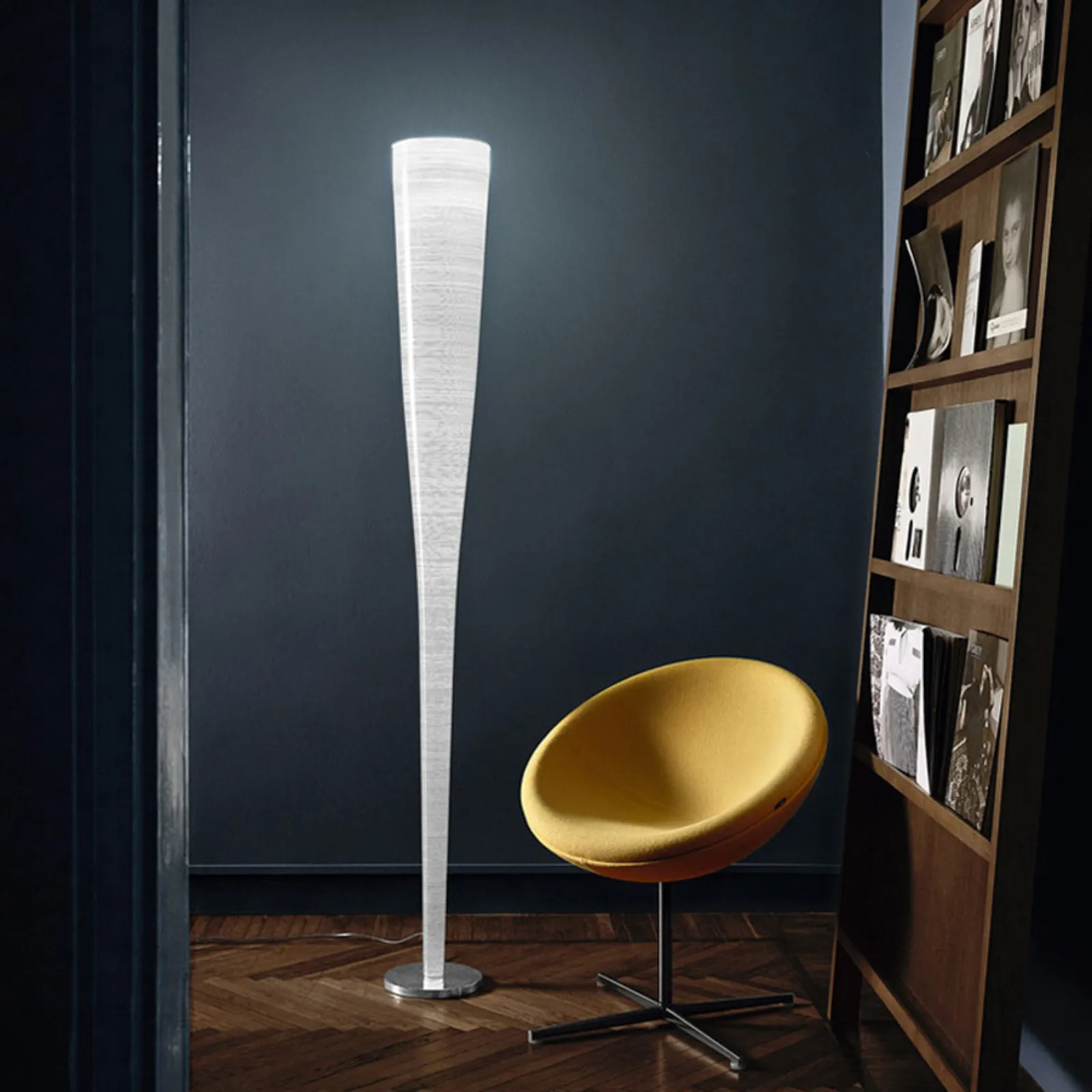 Foscarini Mite piantana E27, nero