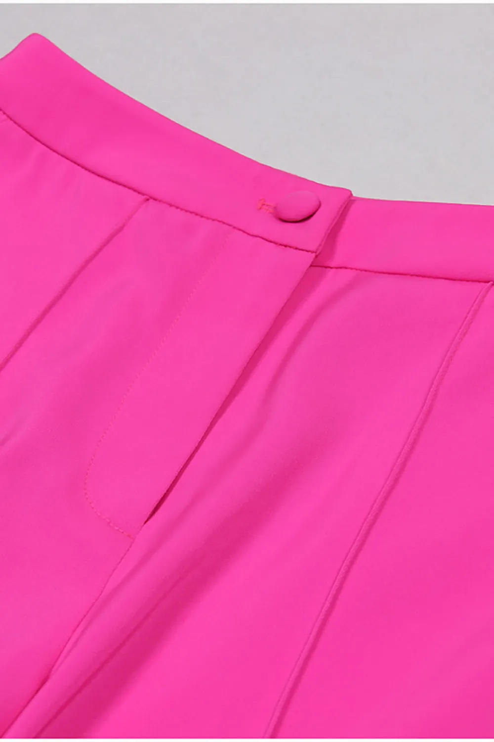 Fucsia Peak Lapel 3 Pezzi Abiti Da Cerimonia Da Donna