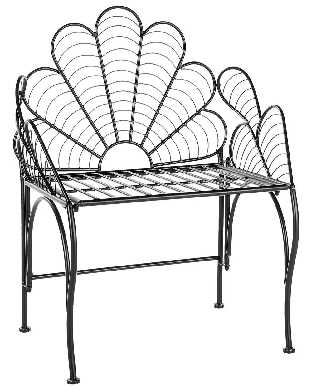 Garden Chair LIGURIA Metal Black