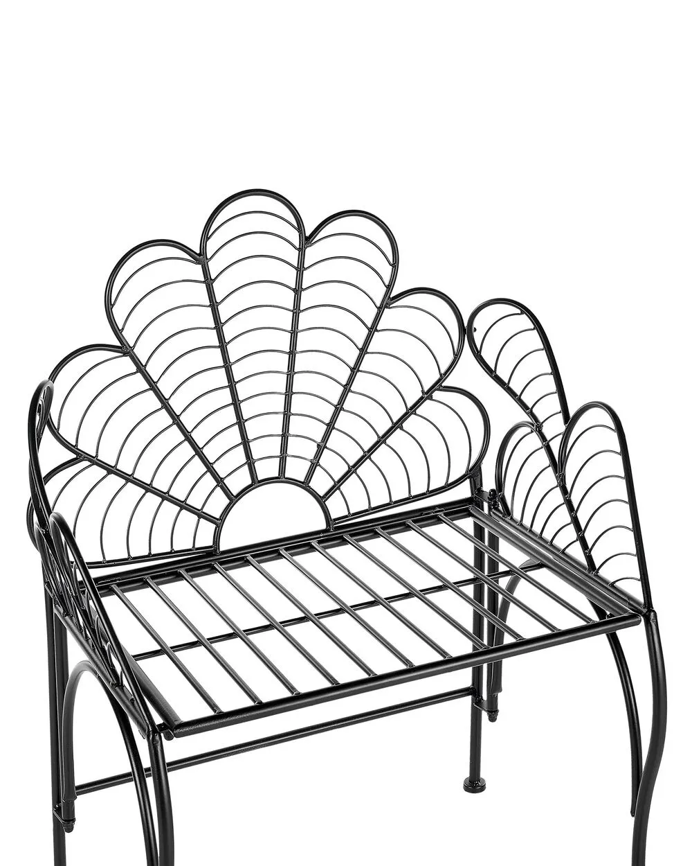 Garden Chair LIGURIA Metal Black