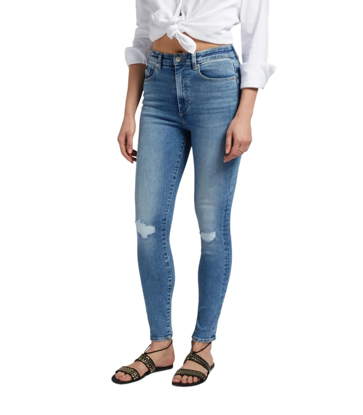Gas Donna Jeans 5 Tasche Fit Skinny Star G
