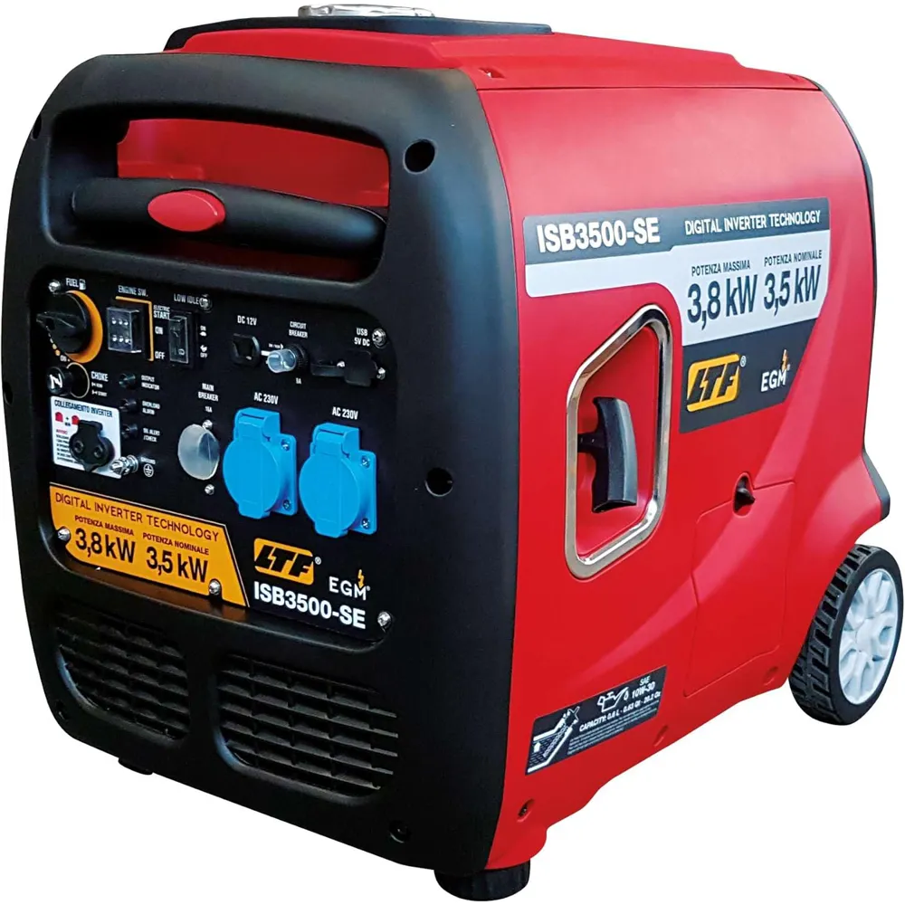 GENERATORE DI CORRENTE INVERTER SILENZIATO 3.8KW 4 TEMPI PORTATILE LTF 