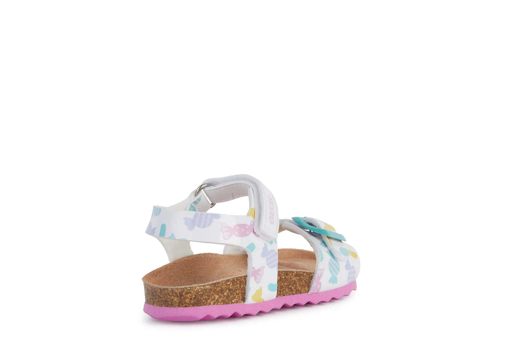 GEOX Sandalo Con Strappo Bambina - B922RA000HH WHITE/PINK  
