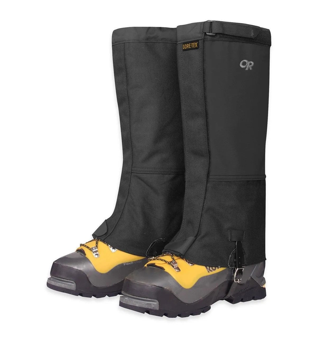 Ghette da uomo in coccodrillo Expedition di Outdoor Research Gore-tex nere