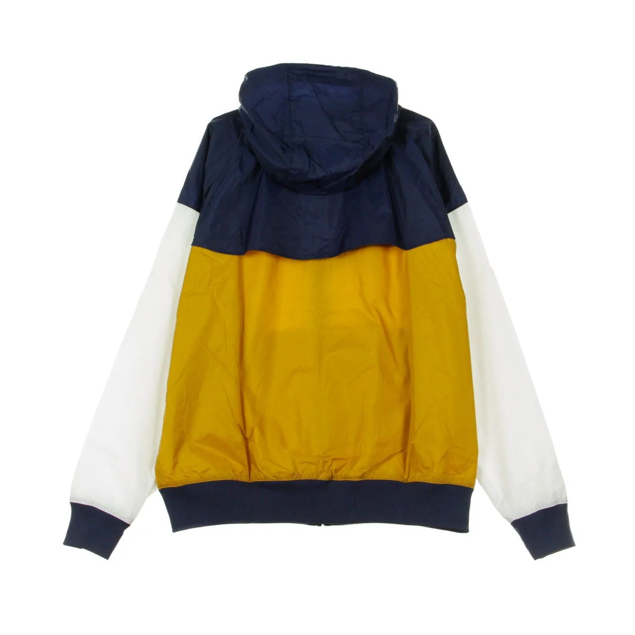 Giacca A Vento Uomo He Wr Jkt Hd Gold Suede/midnight Navy/white