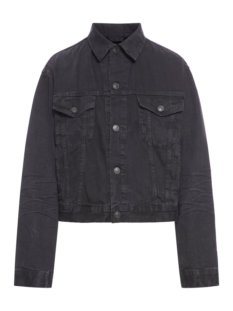 GIACCA CROP IN DENIM GIAPPONESE