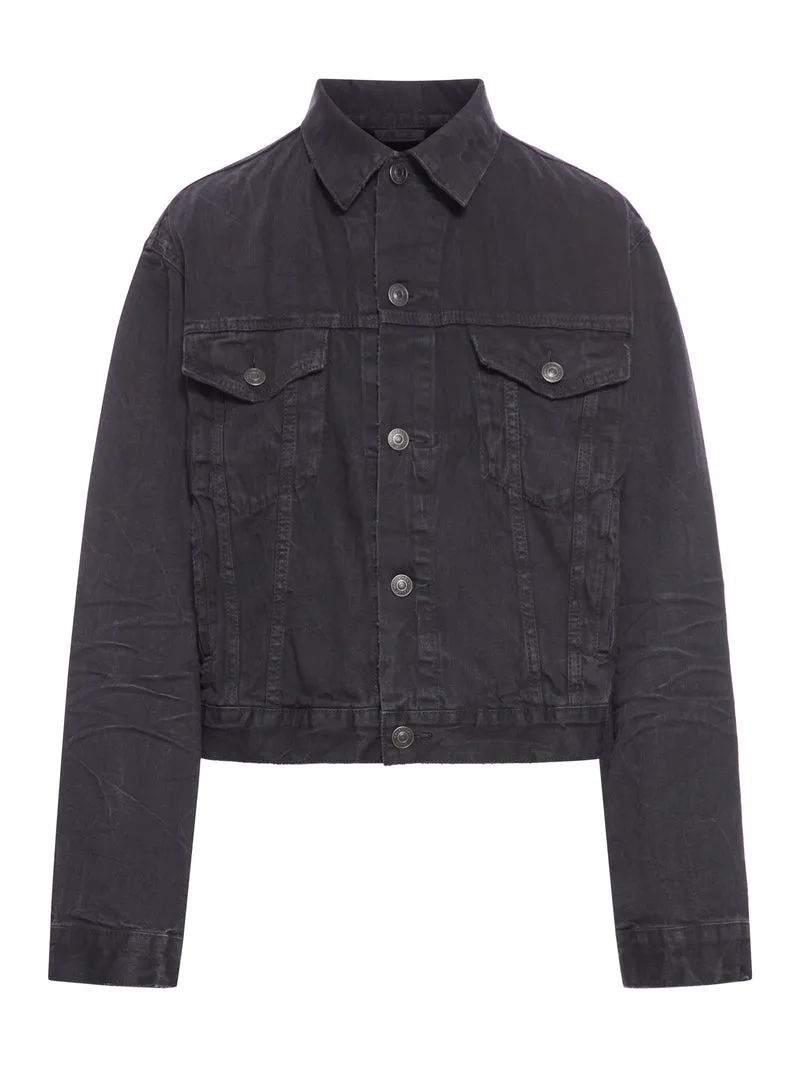 GIACCA CROP IN DENIM GIAPPONESE