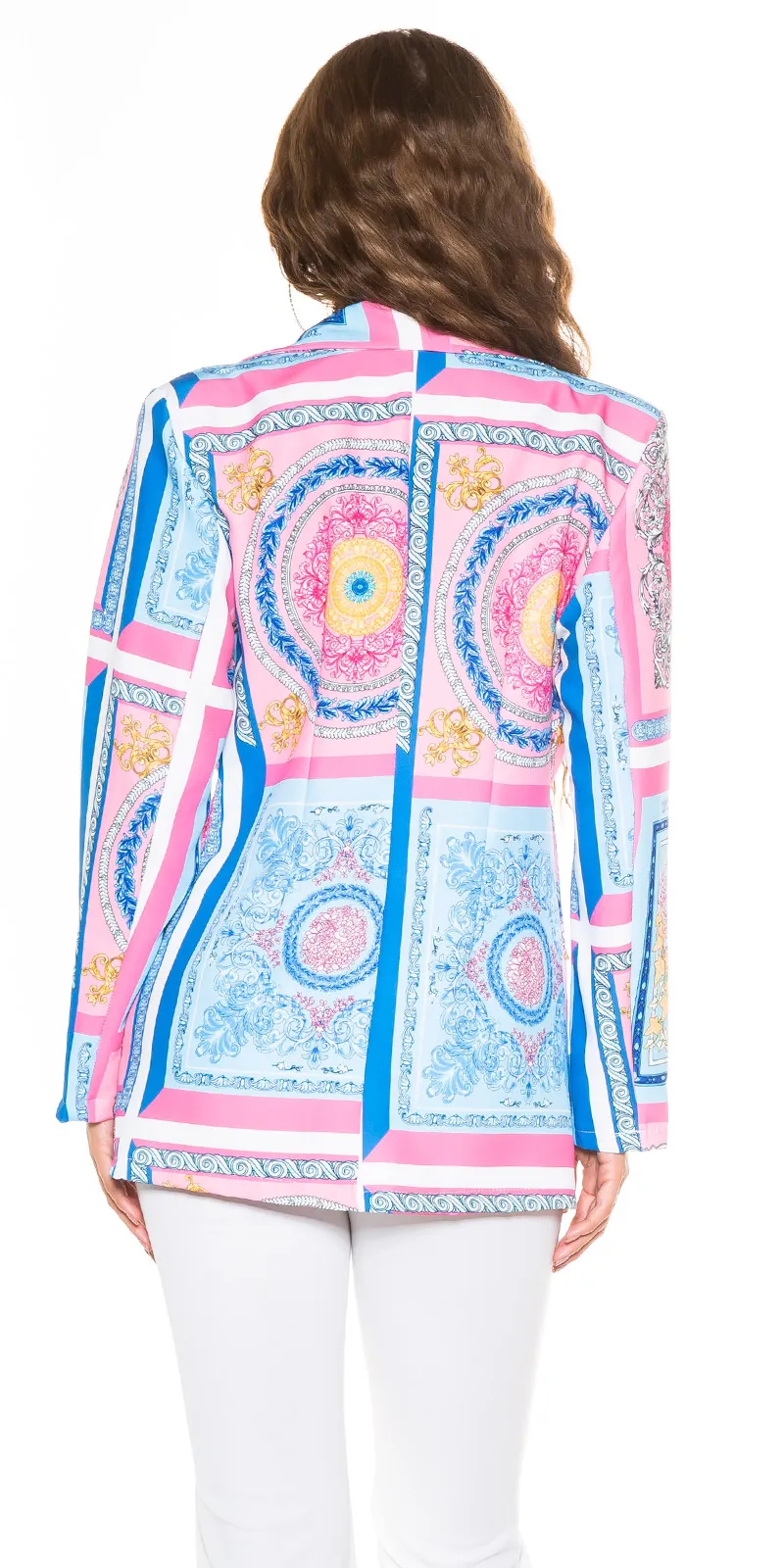 Giacca sexy blazer GIA044 turchese