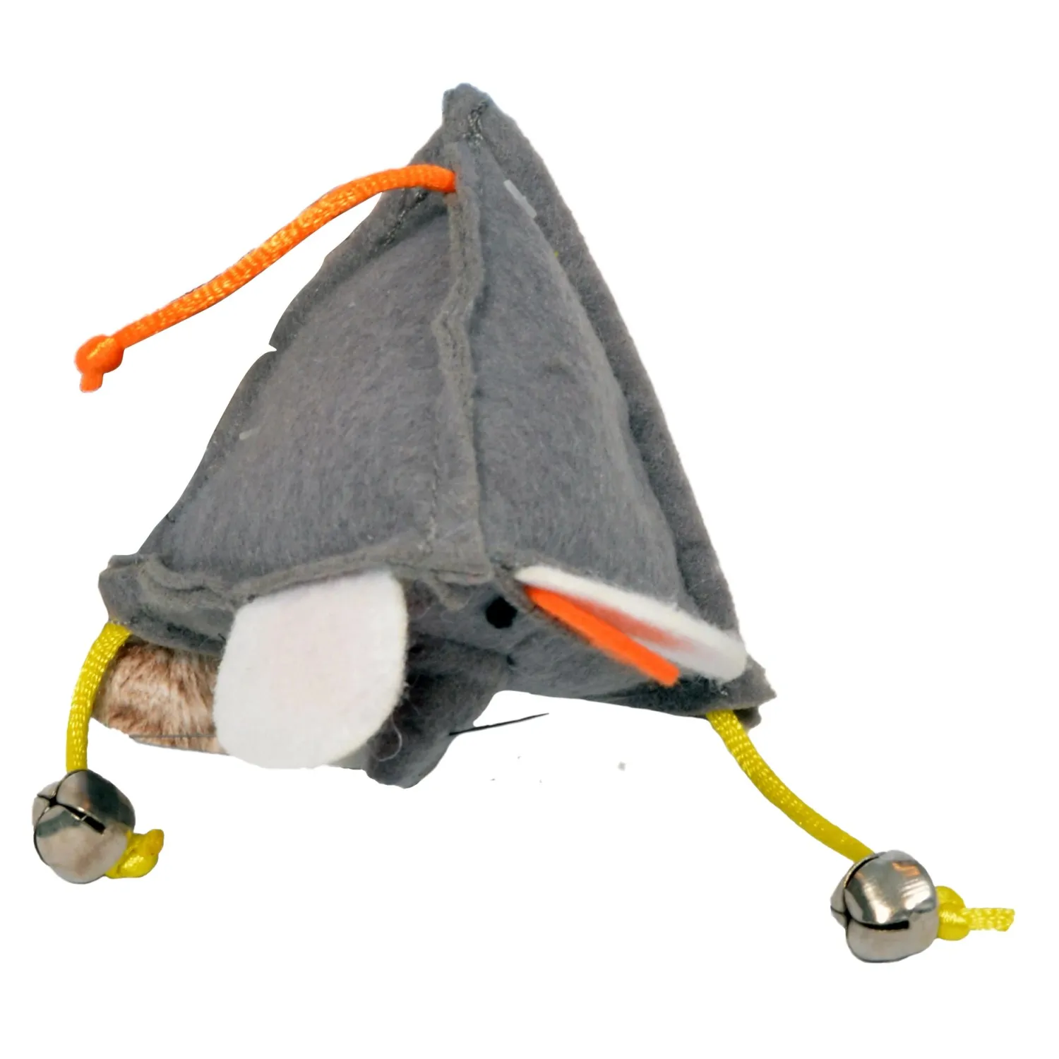 Gioco per gatto in feltro grigio