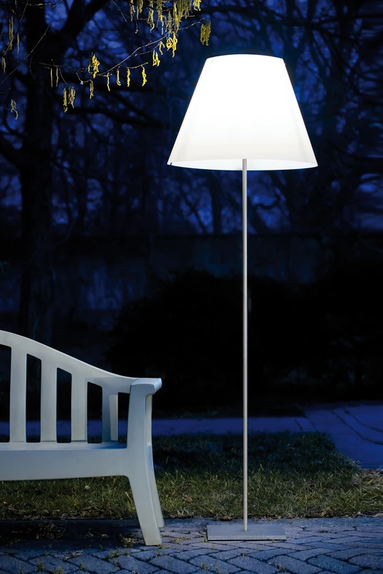 Grande Costanza Lampada da Esterno Fixed Base Alu/Off-White - Luceplan | Acquista online