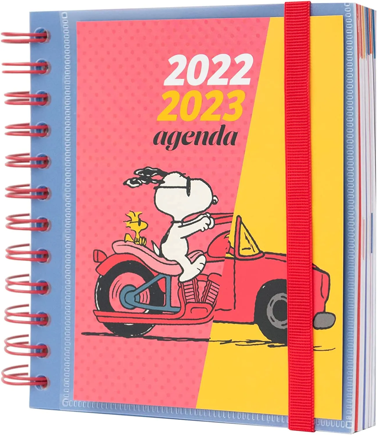 Grupo Erik: Diario Scuola 2022 2023 Glitter, diario scolastico giornaliero con 11 mesi, 16x14cm, ideale come diario glitter, dia