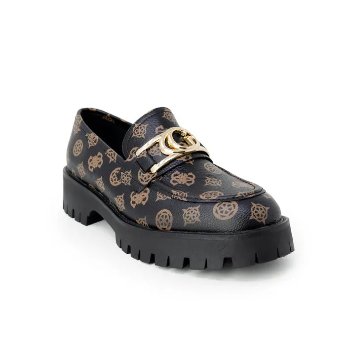 Guess scarpa stringata marrone   