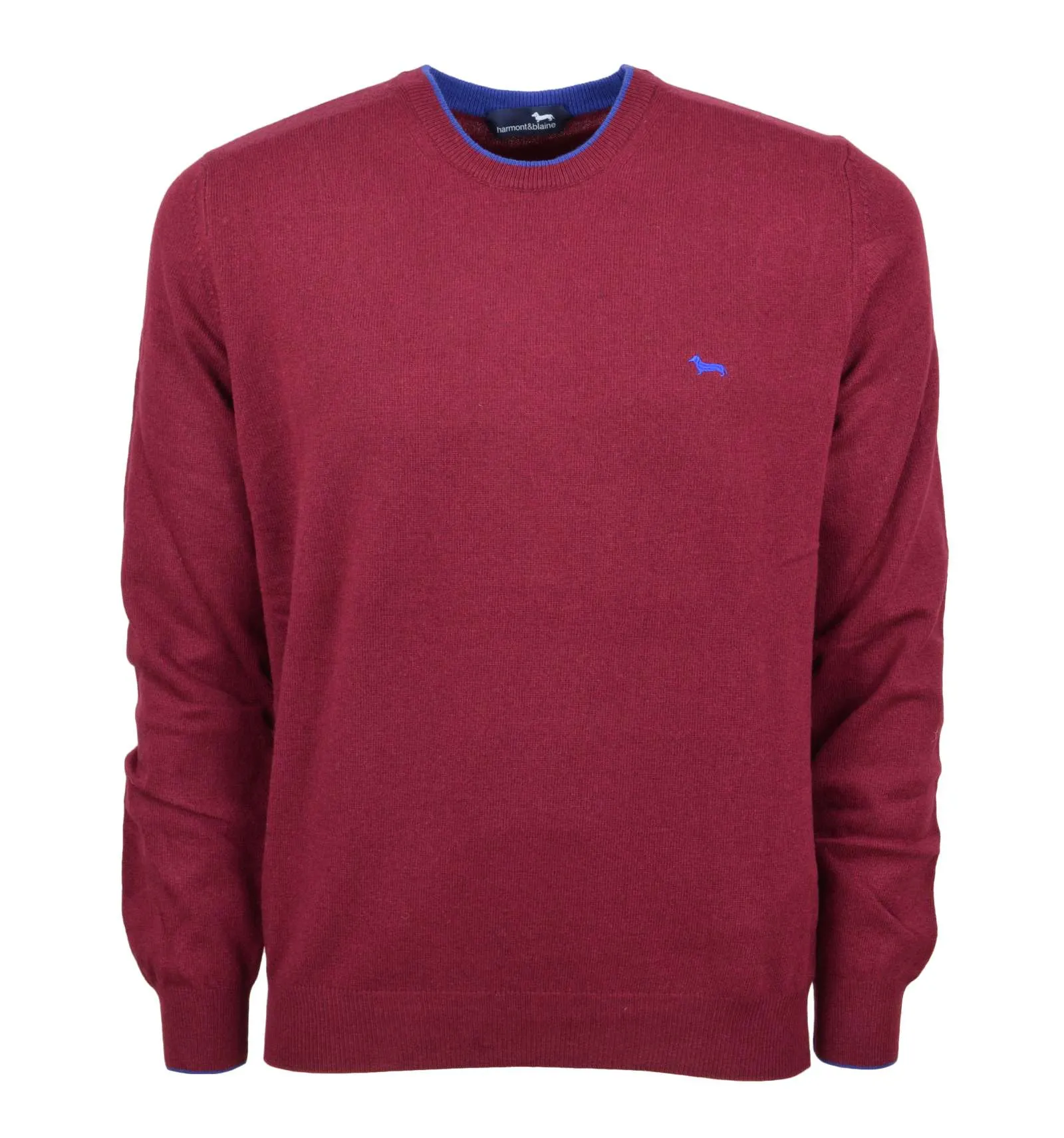 HARMONT & BLAINE uomo maglia paricollo rosso HRK007 030187 543