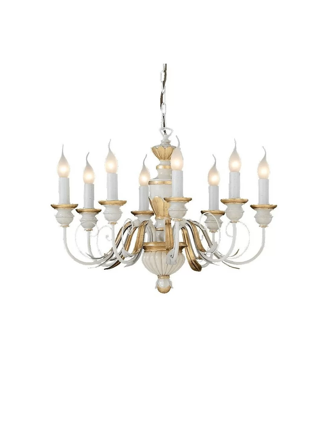 Ideal Lux Firenze SP8 lampadario stile classico E14 40W