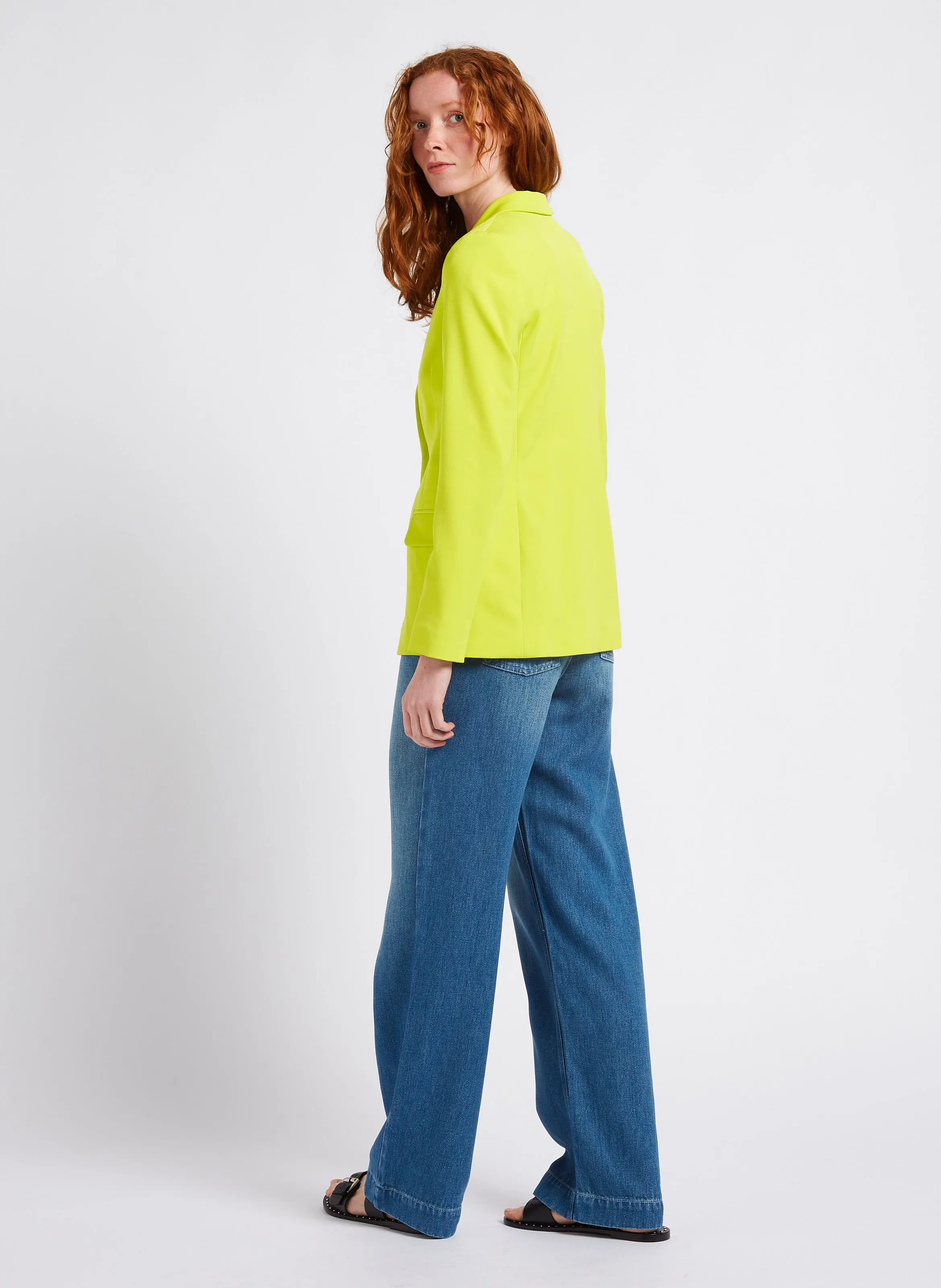 IKKS   Jeans bootcut a vita alta | Blu