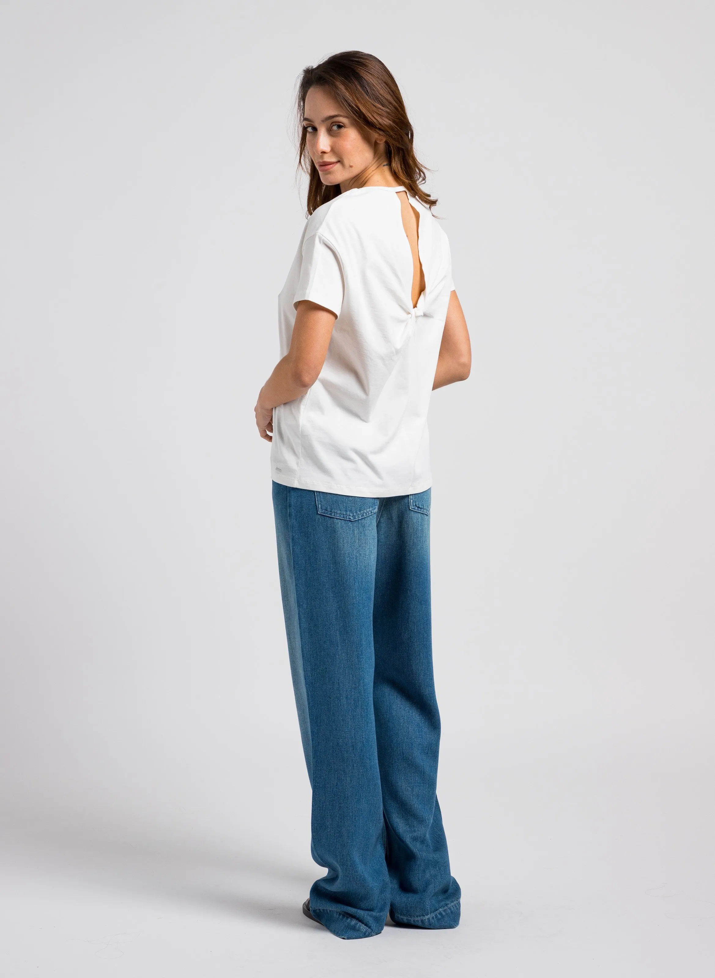  IKKS   Jeans bootcut a vita alta | Blu