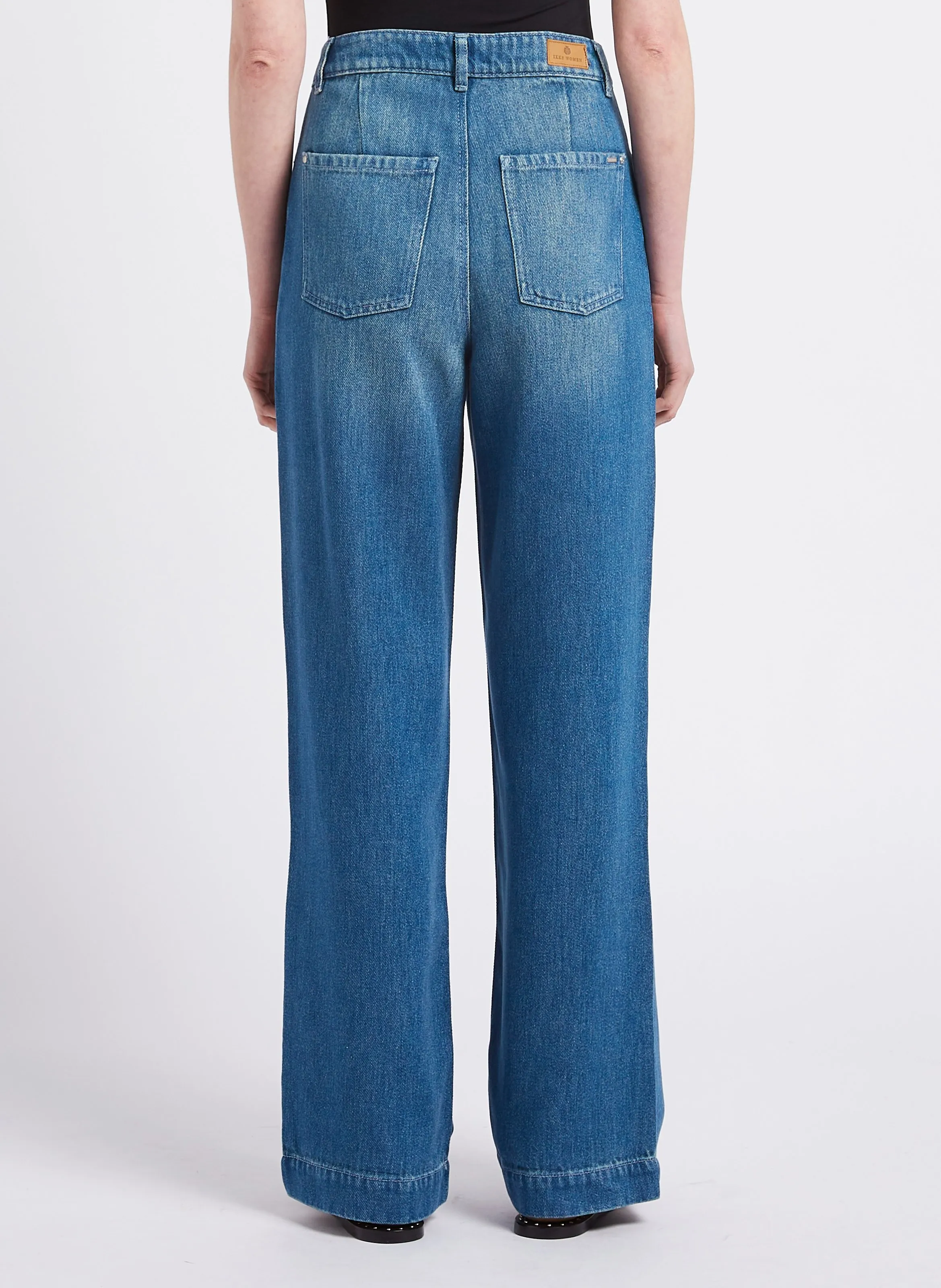  IKKS   Jeans bootcut a vita alta | Blu
