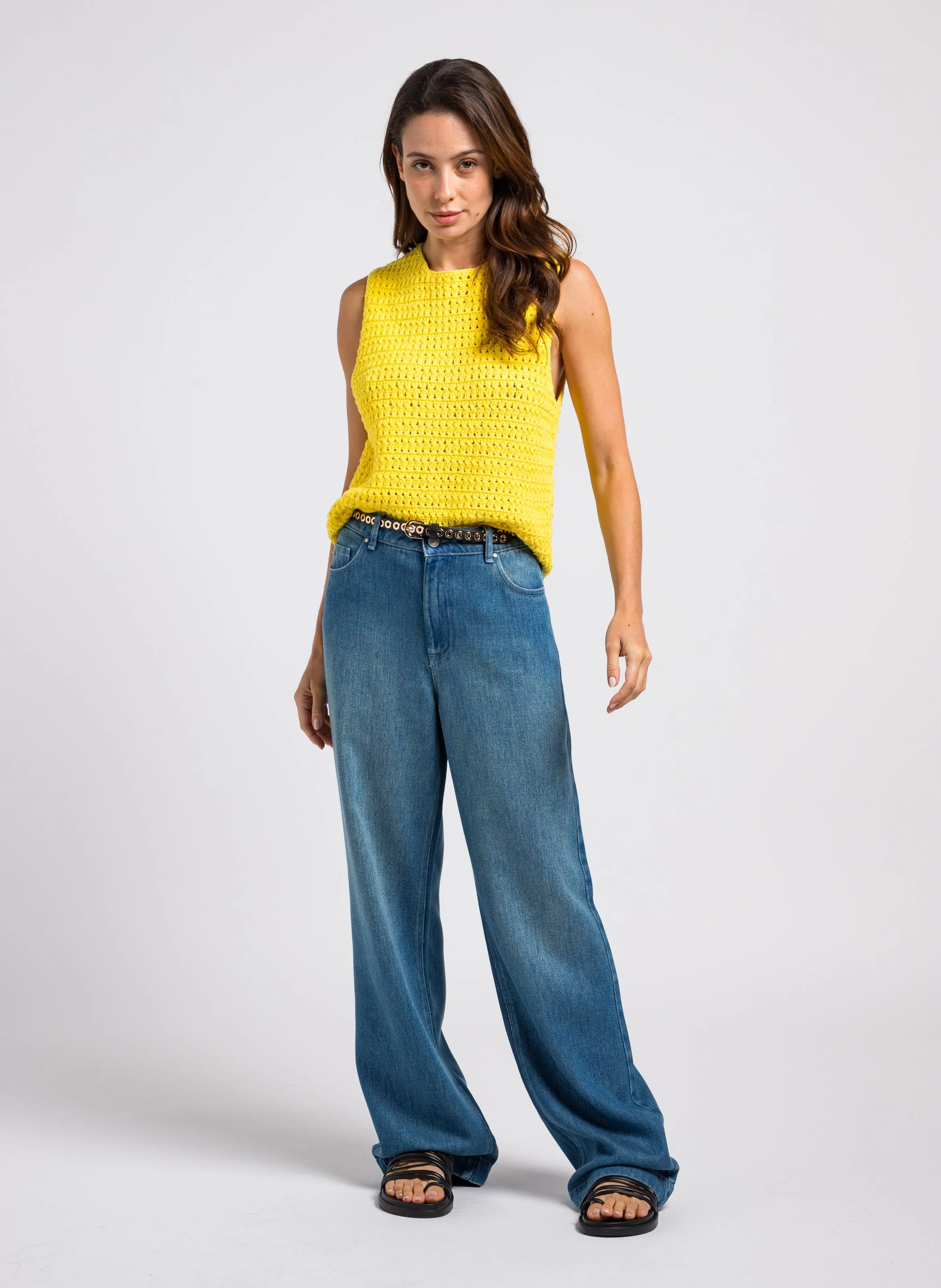  IKKS   Jeans bootcut a vita alta | Blu