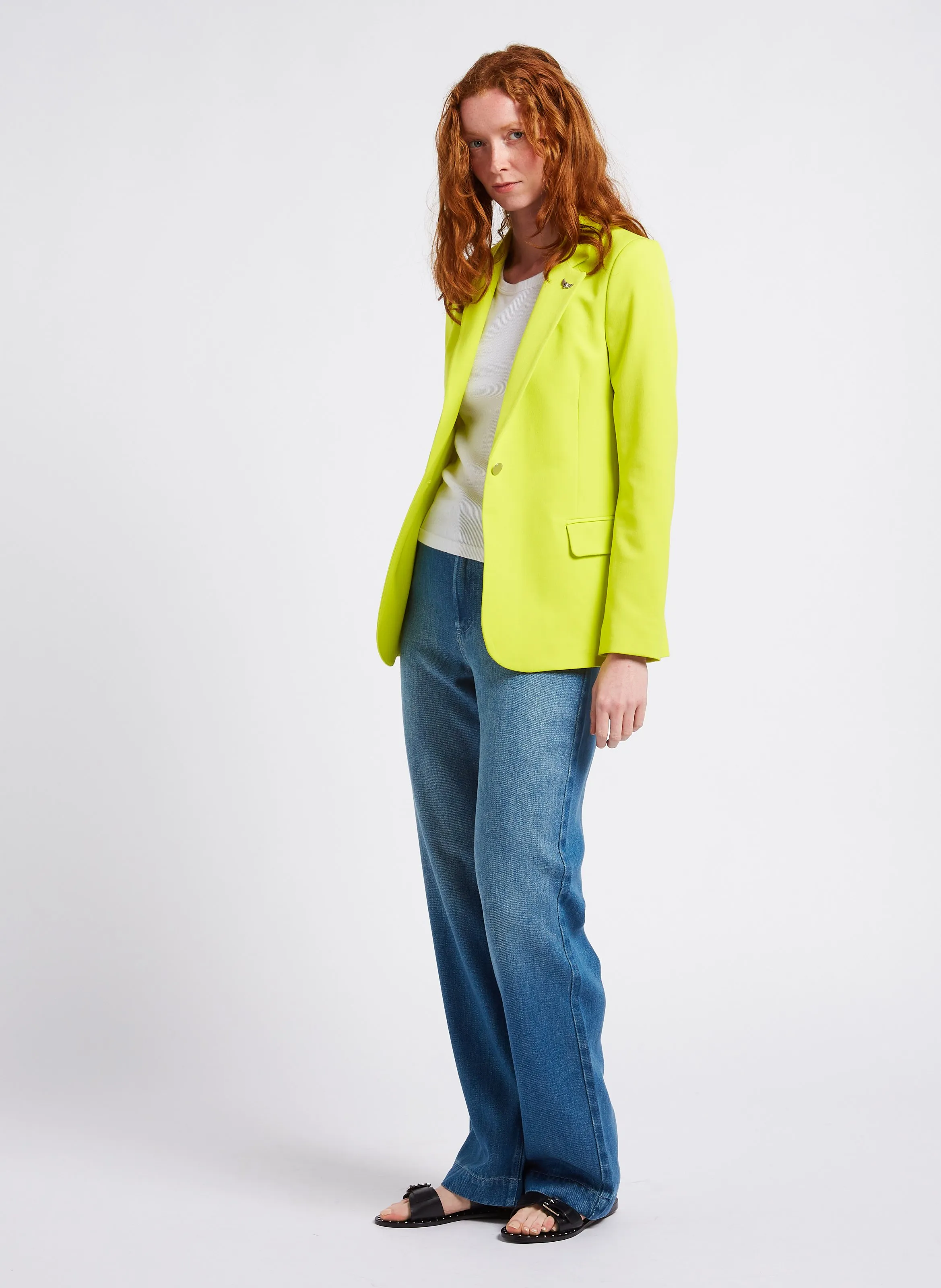  IKKS   Jeans bootcut a vita alta | Blu