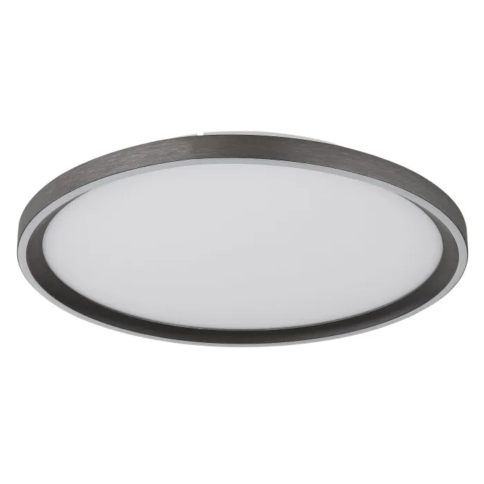 Illuminazione Globo Lighting Dublin Plafoniera LED Grigio, 1-Luce, Telecomando