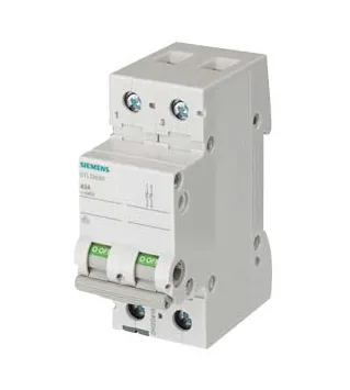 Interruttore di isolamento Siemens 5TL1263-0 serie 5TL1, 2P, 2 NO, 63A, 440V